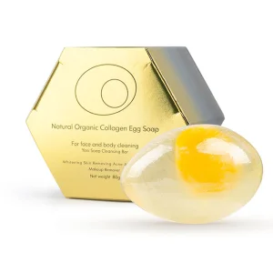 Private Care Organic Beauty Bar Soap Deep Cleaning and Refreshing Collagen Egg Herbal Whitening Solid Ingredients