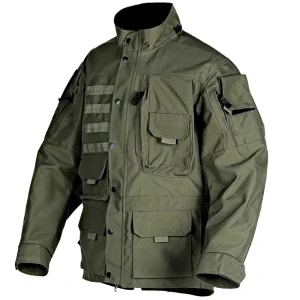 Custom Field Hoodie Training Outfits Cold-Weather Waterproof Men's Tactical Jacket