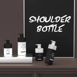 Custom Color Refillable Empty 300ml 500ml Plastic Bottle with Pump for Cosmetic Package