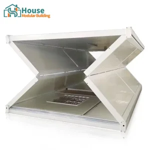 Custom 20-foot X-configuration foldable container unit