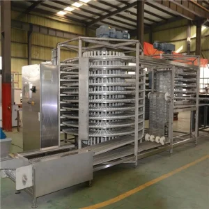 Hygienic Modular Food Grade Chilling Conveyor System for Bakery Cooking Equipment with Efficient Cooling Packaging Automation
