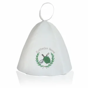 Wholesale Custom Logo Organic Wool Sauna Hat