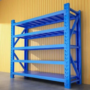 Industrial 5 Layer Steel Storage Racking with Corrosion Protection Powder Coated Warehouse Shelving