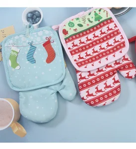 Custom Printed Christmas Kitchenware Set