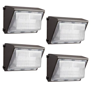 Factory Direct Sales Exterior Wall Light 40W 60W 100W 120W American IP65 Waterproof Dusk-to-dawn Wall Pack Light