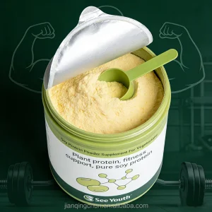Premium Sports Nutrition Soy Protein Powder 100% Natural Ingredients Dietary Health Supplement for Muscle