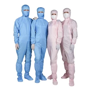 ESD Two Pieces in One Anti-Static Jumpsuit Clothing Garment for Cleanroom Workwear