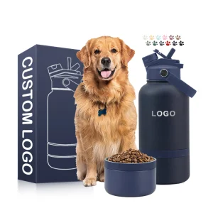 Custom Logo Portable Travel Pet Feeder Bowls