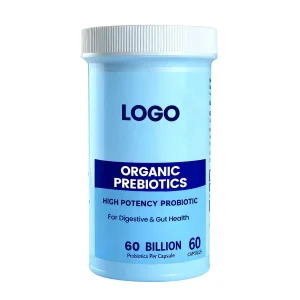Private Label Probiotics 60 Billion Cfu Organic Prebiotics Digestive &amp; Gut Health Capsules