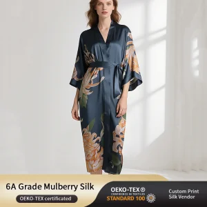 Camisón de seda pura de alta calidad y elegante