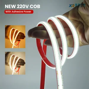 Manufacture Cost Price COB-288d-8mm Transparent Model Flexible LED String Light