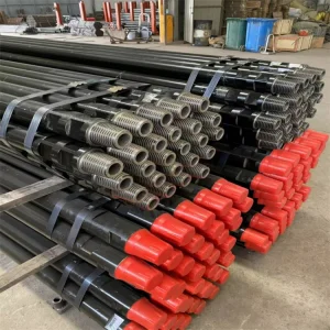 Jinghe 102mm 4" Stainless Steel Water Well Drill Rod 1m 2m 3m 6m Dth 2 7/8 Used Mining Machine Parts For Sale