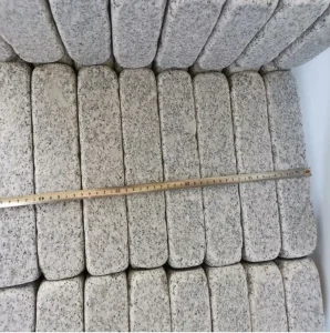 Grey Granito G603 Tumbled Granite Stone Cobbles for Landscape Paving Supplies