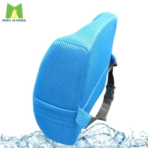Memory Foam Soft Seat Cooling Gel Cushion Back Lumbar Support Butt Pillow for Sciatica Tailbone Hip Pain Padded