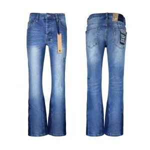 Calças de Denim Premium Desgastadas