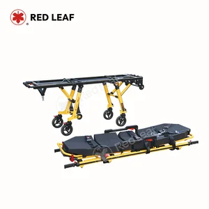 New Design Manual Aluminum Alloy Medical Emergency Transfer Trolley Stretcher For Ambulance High Load Patient Transfer