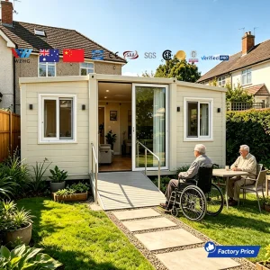 Worldwide Senior Living Granny Flat Australia Europe America Off Grid Prefab Modular House