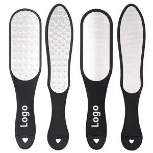 3 in 1 Stainless Steel Double-Sided Foot File, Callus &amp; Dead Skin Remover Pedicure Tool for Heel Exfoliation