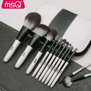 MSQ 12-Piece Eco-Friendly Women's Makeup Brush Set