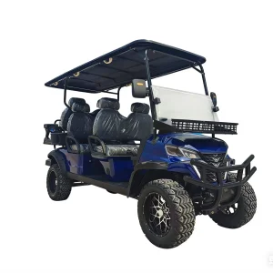 Custom RC-05 Electric Golf Cart 7-8 Seaters Cargo Box Lead Acid Battery 3/4/5KW AC Motor CE Certified 90km Range 4 Wheel