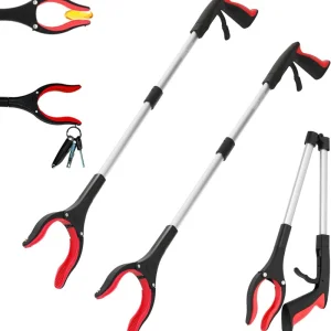 32inch Pick up Stick Grabber Reacher Tool with Strong Magnetic Swivel Head