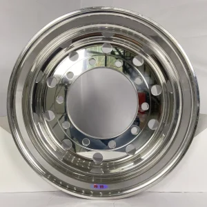 Manufacturer High-Quality Forged Aluminum Alloy Truck Wheel Hub and Rim Lightweight Forged Aluminum Alloy Truck Wheel Rim for Heavy Loads 22.5*13.00