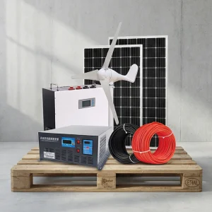 Home Energy Storage High Efficiency 5kw 220V off Grid Wind Solar Hybrid Power System