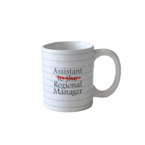 Buy "The Office" Inspired "Assistant to the Regional Manager" Lined Paper Ceramic Mug Suppliers, Exporter