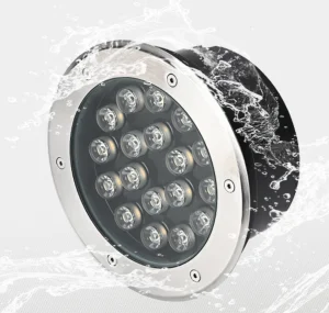 1W IP67 LED Outdoor Watertight One-year Warranty Recessed Stainless Steel Aluminum 360LM 2700K Patio Garden In-ground Light