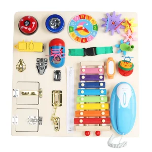 Montessori Wooden Toys Busy Board