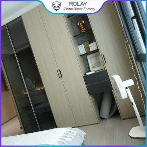 UV Protection CNC Processed Soft-Close Doors Chemical Free Bedroom Closet System with Factory Price