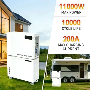 Hybrid stackable battery