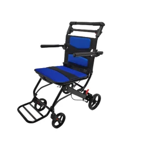 Compact Folding and Easily Storage Wheelchair for Indoor and Outdoor