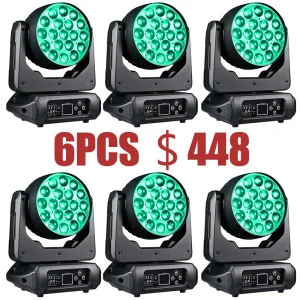 19X15W Zoom Wash Moving Head Light Luces LED DJ Club Stage Light LED Moving Head Wash Disco Light