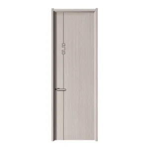 Shengyifa Modern Design Wood Veneer WPC PVC Waterproof Sliding Barn Door