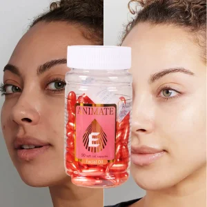 Professional Skincare OEM/ODM Vitamin E Anti-Aging Brightening Serum Dark Spot Corrector Radiant Glow Face Serum Capsule