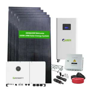 Photovoltaic Solar Energy Power System 10kw Hybrid Complete Solar Panel Kit for Home