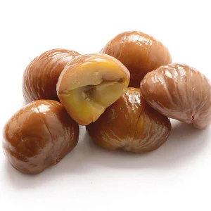 Castanha descascada assada congelada IQF à venda, alimento saudável, lanche para dieta de alta qualidade