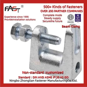 Adjustable Beam Clamp for Custom Fit – Fast &amp; Secure Beam Attachments