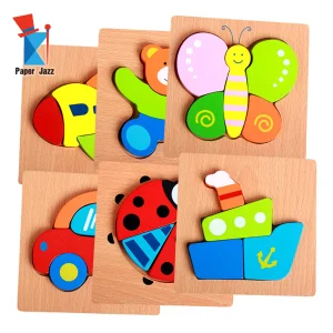 3D Animal Car Puzzle