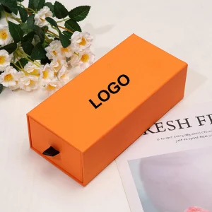 Luxury Rigid Cardboard Paper Boxes Colorful Drawer Design Packaging with Recycled Material Elegant Gift Product Storage Box