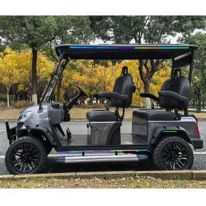 The Super Luxury Low Price Good Quality Easy Folding 6 Seater Lifted Golf Cart Electric and Lithium Battery Available