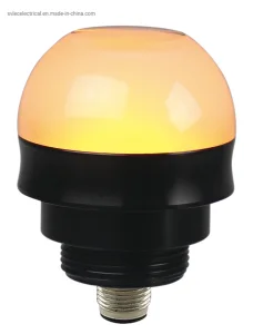 30mm M22 de 24V Industrial Hemisferio Tricolor
