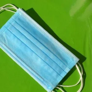 Mascarilla de capas antibacteriana azul