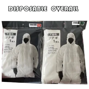 Industrial Safety Disposable Long Jacket for Food Factories Durable Breathable Nonwoven PP Lab Coat