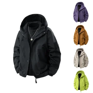 2025 Spring Autumn Trendy Brand Workwear Hood Unisex