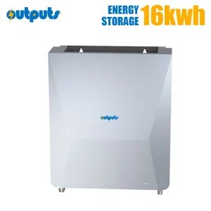 Sistema de Almacenamiento de Energía Montado en la Pared del Balcón con Batería 16kwh y BMS Inteligente