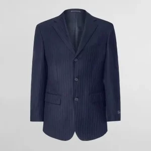 Men Blazer Jacket Smart Formal Dinner Cotton Jacket Slim Fit