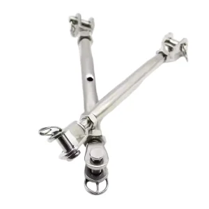 Marine Grade 304 Stainless Steel M5 to M20 Jaw/Jaw Closed Body Turnbuckle