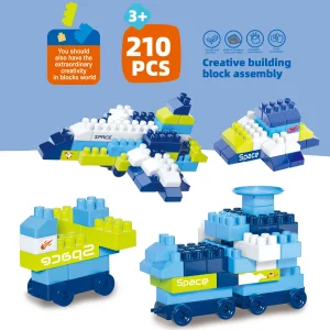 Blocos de Montar DIY Xinbo para Crianças, Brinquedo de Montagem Educacional em Plástico